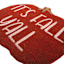 Homespun Harvest It's Fall Y'all Pumpkin Shaped Coir Mat, 18x30