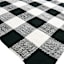 Black & White Buffalo Plaid Layering Mat, 24x36