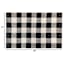 Black & White Buffalo Plaid Layering Mat, 24x36