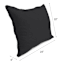 Crosby St. Sorvino Ash Premium Outdoor Corded Back Cushion