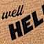 Well Hello There Coir Mat, 18x30