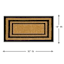 Providence Black Border Coir Mat, 18x30