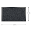 Grey Grizzly Grass Walk-Off Mat, 18x30