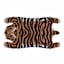 Tiger Shaped Coir Mat, 18x30
