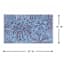Patriotic Blue Fireworks Coir Mat, 18x30