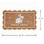 Scalloped Happy Easter Bunny Coir Mat, 18x30