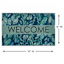 Peaceful Eucalyptus Doormat, 18x30