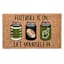 Homespun Harvest Football Is On Coir Mat, 18x30