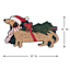 Dog with Tree Shaped Coir Mat, 18x30