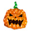 Prismatic Polygon Jack-O-Lantern, 2'