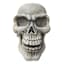 Giant Skull with Multicolor LED Eyes, 25"