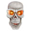 Giant Skull with Multicolor LED Eyes, 25"