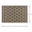 Olympia Charcoal & Tan Trellis Accent Rug, 20x30