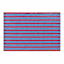 Red/Blue Striped Woven Pet Layering Rug 24X36