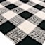 Black & White Buffalo Plaid Layering Mat, 24x36