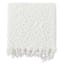 Crosby St. White Textured Throw Blanket, 50x60