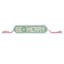 Green Be Merry Table Sign, 14"