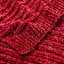 The Jewel Shop Red Luxe Chenille Throw Blanket, 50x60
