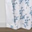 Denver Blue Blossom Grommet Curtain Panel, 76x63