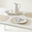 Silver & Natural Amoria Faux Leather Placemats, 13x19