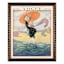 Glass Framed Vogue Umbrella Print Wall Art, 18x22