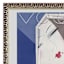 Glass Framed Vogue Mirror Print Wall Art, 17x21