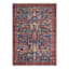 (B524) Found & Fable Sergio Blue & Red Area Rug, 8x10