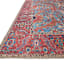 (B524) Found & Fable Sergio Blue & Red Area Rug, 8x10