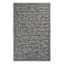 (E219) Grey Diamond Design Indoor & Outdoor Area Rug, 7x10