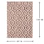 (D438) Jardel Blush Tufted Area Rug With Non-Slip Back, 8x10