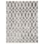 (D440) Sophelia Grey & Ivory Tufted Area Rug With Non-Slip Back, 8x10