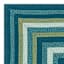 (E133) Kingsburg Blue Braided Indoor & Outdoor Area Rug, 7x10