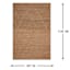 (B661) Providence Goldie Jute Diamond Design Area Rug, 8x10