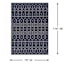 (E307) Navy Blue Collector Design Sisal Indoor & Outdoor Area Rug, 7x10
