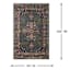 (A466) Jewel Green Medallion Area Rug, 8x10