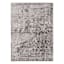 (B789) Crosby St. Adore Black & Grey Abstract Area Rug, 8x10