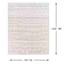 (D556) Lavadora Grey Global Design Washable Area Rug, 8x10