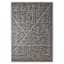 (B834) Found & Fable Dassel Black Woven Area Rug, 7x10