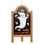 Happy Haunting Ghost Easel, 27"