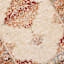 (D474) Alisa Medallion Ivory Sunset Area Rug, 8x10