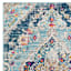 (D493) Floransa Blue Medallion Area Rug, 8x10
