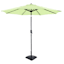 Crank & Tilt Round Patio Umbrella, 9' & Base 2-Piece Set