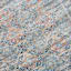 (B652) Genevieve Red & Blue Distress Look Area Rug, 8x10