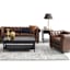 (B849) Providence Villa Grey Floral Area Rug, 8x10