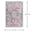 (B882) Colin Blue Medallion Washable Area Rug, 8x10