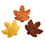 3-Pack Leaf Shaped Throw Pillows
