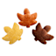 3-Pack Leaf Shaped Throw Pillows