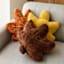 3-Pack Leaf Shaped Throw Pillows