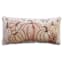 Beaded Neautral Pumpkins Throw Pillow, 14x30