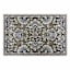 Arrington Grey & Taupe Traditional Floral Washable Accent Rug, 26x45